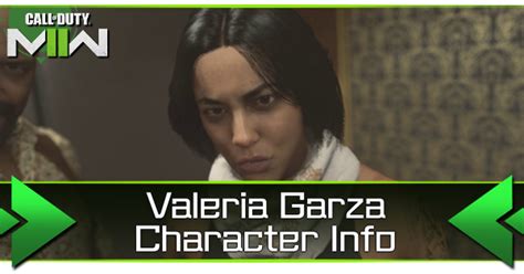 modern warfare 2 valeria|Valeria Garza (Maria Elisa Camargo) Character Info